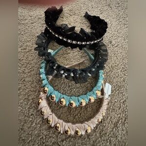 Anthropologie Headband Bundle 4 items!! Great Deal with lace and pearl